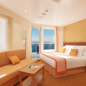 Come aboard the undefined and discover one of 52 cabin categories on a total of 14 decks that can accommodate 3690 passengers. Choose your dream cabin and feel at home on board the undefined!