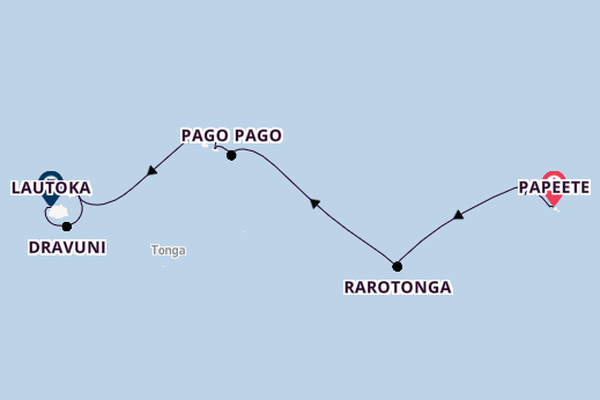 Polynesia from Papeete, Tahiti, French Polynesia with the Norwegian Spirit 