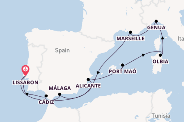 Cruise met MSC Cruises naar Málaga