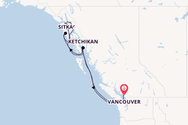 Best Of The Rockies Tour Calgary to Vancouver with Alaska Cruising