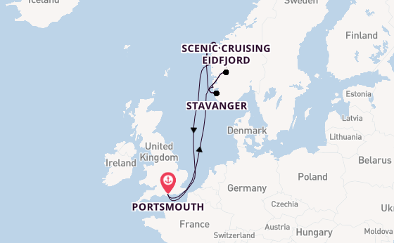 Cruise with Ambassador Cruise Line from Portsmouth