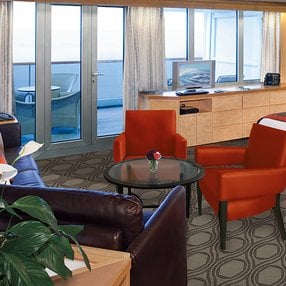 Come aboard the undefined and discover one of 44 cabin categories on a total of 10 decks that can accommodate 1432 passengers. Choose your dream cabin and feel at home on board the undefined!