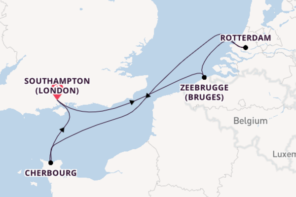 MSC Virtuosa 6  Southampton (London)-Southampton (London)