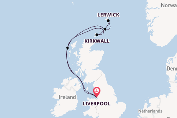 United Kingdom from Liverpool, England with the Borealis