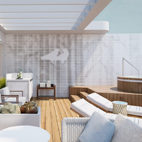 Come aboard the undefined and discover one of 10 cabin categories on a total of 7 decks that can accommodate 378 passengers. Choose your dream cabin and feel at home on board the undefined!