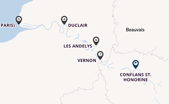 Seine ab Paris, Frankreich auf der VIVA BEYOND