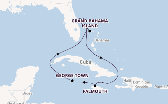 Caribbean from Australia with the Adventure of the Seas