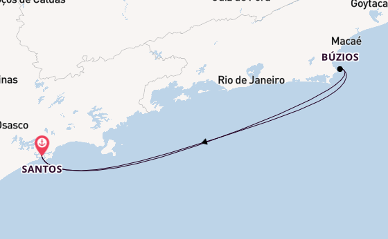 Brazil from Santos, Brazil with the MSC Divina