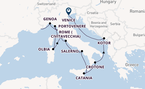 Western Mediterranean from Nice, France with the Azamara Quest