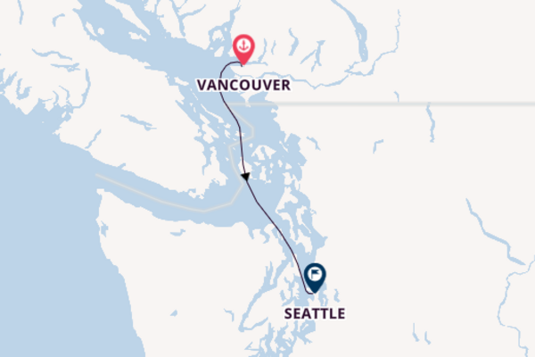 2-tägige Kreuzfahrt von Vancouver nach Seattle