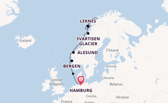 Norway from Hamburg with the HANSEATIC nature