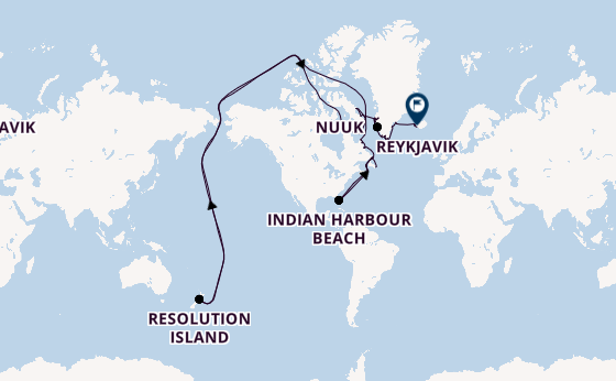 World Cruise from St. John's, Newfoundland, Canada with the Seabourn Venture