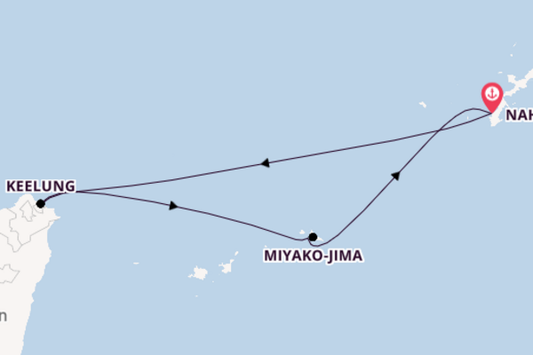 Japan from Naha (Okinawa), Japan with the MSC Bellissima