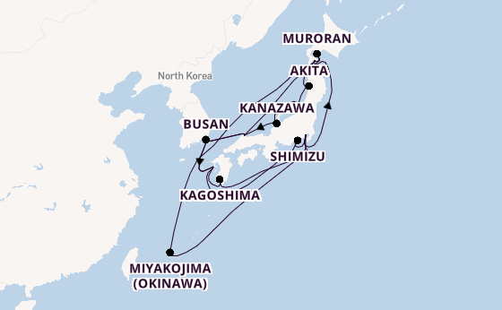 Japan from Australia with the Sapphire Princess
