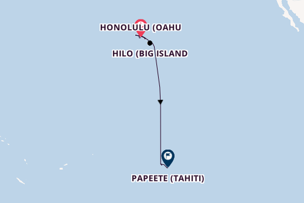 Polynesien ab Honolulu (Oahu, Hawaii) auf der Norwegian Spirit