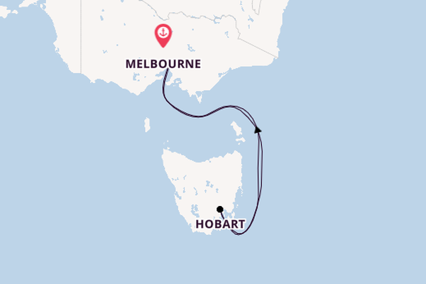 Australië vanaf Melbourne, Australië met de Disney Wonder