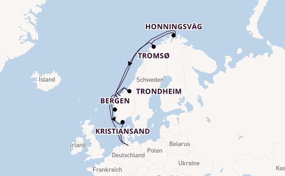 MSC Preziosa - Zwischen Fjorden & Nordkapträumen