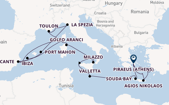 Mediterranean from Alicante with the Balmoral