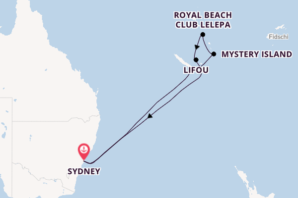 Südsee ab Sydney auf der Celebrity Edge