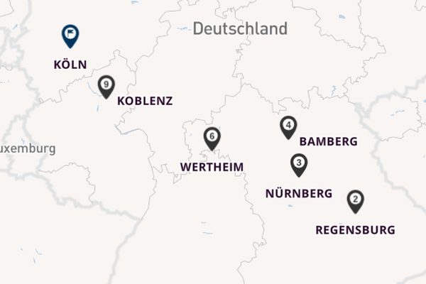 Rhein ab Nürnberg, Deutschland auf der nickoSPIRIT