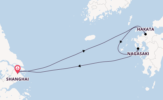 China ab Deutschland auf der Spectrum of the Seas