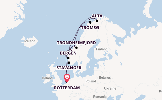 Norway from Rotterdam, Netherlands with the Nieuw Statendam