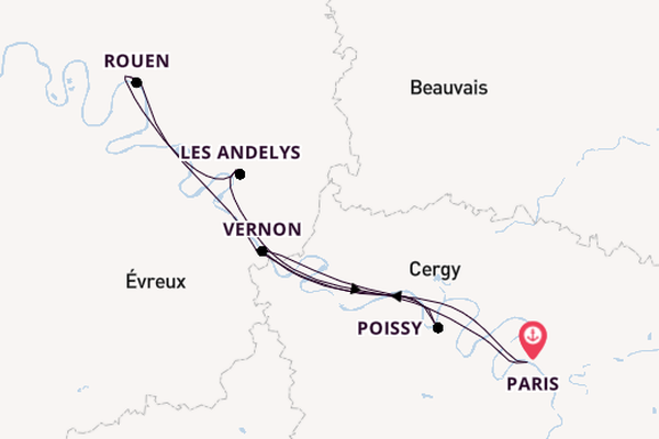 Seine ab Paris, Frankreich auf der VIVA BEYOND