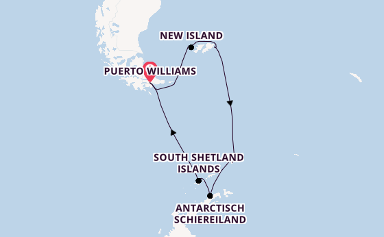 Zuid-Amerika vanaf Puerto Williams, Chili met de Silver Cloud