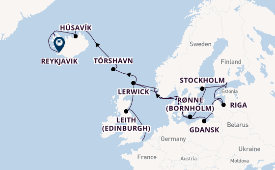 Verenigd Koninkrijk vanaf Londen/Dover, Groot-Brittannië met de Seabourn Quest