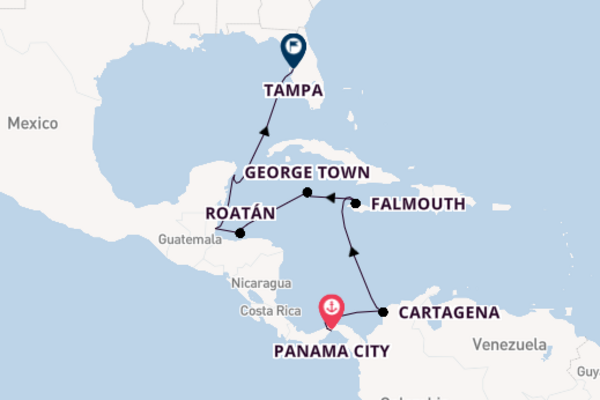 11 day voyage from Panama City