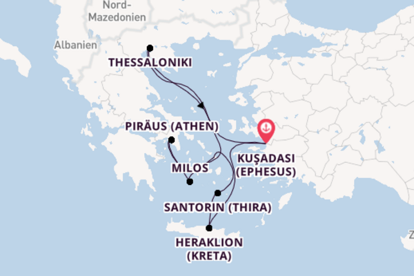7 Tage Mittelmeer Reise
