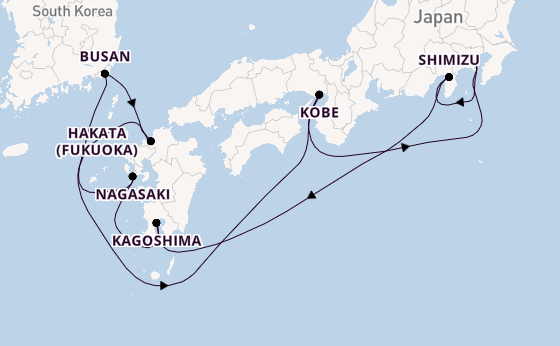 Japan from Yokohama (Tokyo), Japan with the Celebrity Solstice