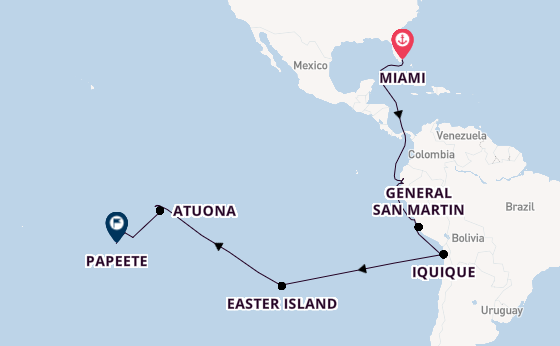 Polynesia from Miami, Florida with the Seabourn Quest