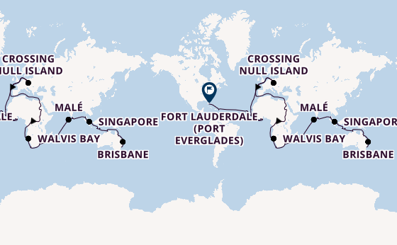 Round-the-World Trip from Sydney, Australia with the Volendam