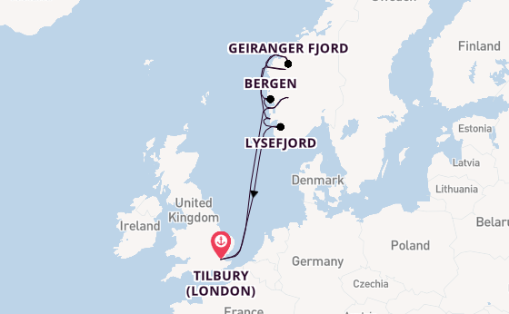Trip from Tilbury (London) with the Ambience