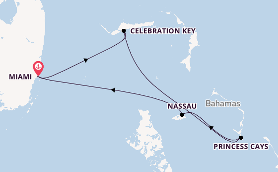Caribbean vanaf Miami, Verenigde Staten met de Carnival Sunrise