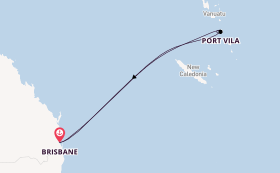 South Pacific from Brisbane, Australia with the Voyager of the Seas 