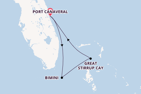 Caribbean vanaf Port Canaveral, Verenigde Staten met de Norwegian Epic