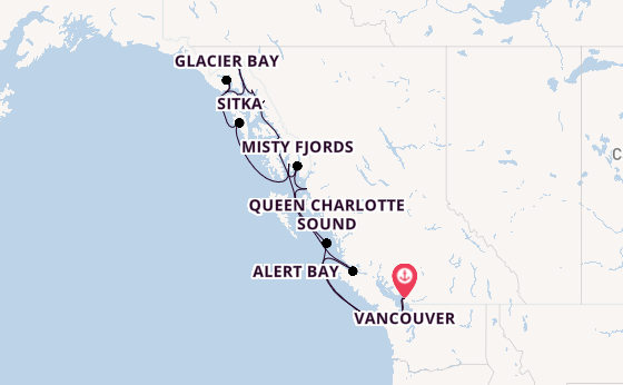 Alaska & West Canada from Vancouver, Canada with the Seabourn Encore