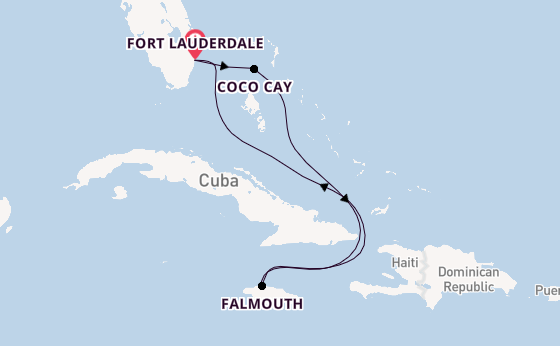 Caribbean vanaf Fort Lauderdale, Verenigde Staten met de Symphony of the Seas℠