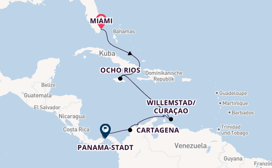 Karibik ab Miami auf der Explora III