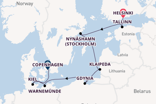 Sensational Helsinki to sensational Copenhagen