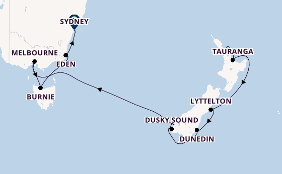 Australien und Neuseeland ab Deutschland auf der Norwegian Spirit
