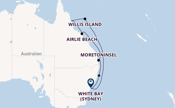 Australien ab Deutschland auf der Carnival Adventure