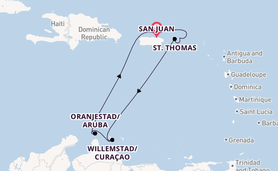 Caribbean from San Juan, Puerto Rico with the Norwegian Prima