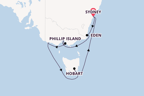 Australia from Sydney, Australia with the Seven Seas Explorer