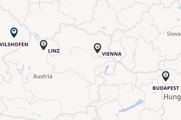 Danube River, Europe from Budapest, Hungary with the Avalon Imagery II