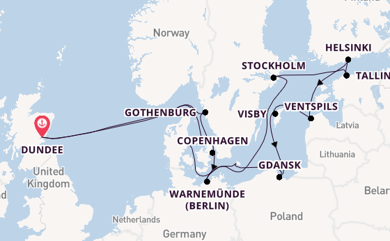 16 day journey on board the Ambition from Dundee