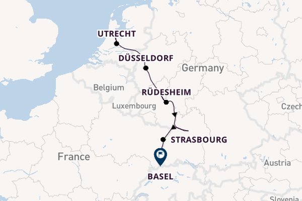 Rhine River, Europe from Amsterdam, Netherlands with the AmaPrima