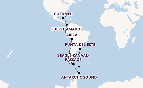 Zuid-Amerika vanaf Buenos Aires, Argentinië met de Azamara Journey